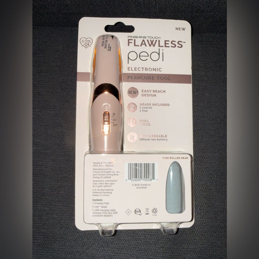New / sealed Finsing Touch Pedi Electronic Pedicure Tool